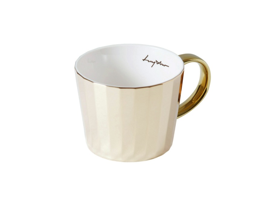 Angled Mirror cup_Short_240ml (Gold / White Gold)